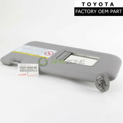 PARASOL GRIS LADO CONDUCTOR RAV4 RAV4 FÁBRICA TOYOTA 2004-2005 7432042420B0 OEM Foto 1 de 4