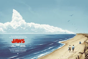 Phantom City Creative PCC Jaws Movie Poster Art Print Mondo Durieux Spielberg - Picture 1 of 1