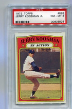 1972 Topps - JERRY KOOSMAN - Traded High Number #698 - NEW YORK METS PSA 8