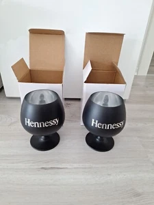 2 Hennessy Cognac Glas Schwenker schwarz Matt Whisky Gläser beschichtet Tumbler - Bild 1 von 4