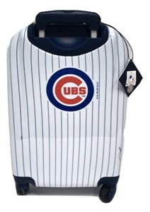 G-III MLB Chicago Cubs Baseball Luggage 20" Spinner Carry On Suitcase PVC NWT - Picture 1 of 10