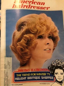 Vintage amerikanische Friseurzeitschriften für September, Oktober, November 1970 - Bild 1 von 10