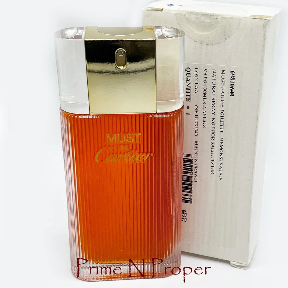 Must de Cartier Pour Femme туалетная вода, спрей 3,4 жидких унц / 100 мл - тестер - Изображение 1 из 4