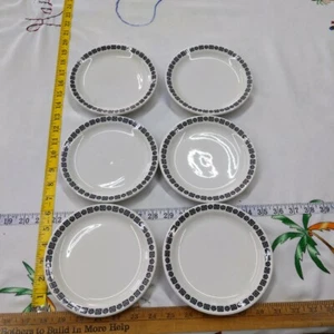 6 Vintage Shenango China Saucers - Picture 1 of 1
