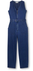 🌺 Rachel Comey Indigo Denim Women’s Jumpsuit Overalls, Size 8 🆕 - Picture 1 of 5