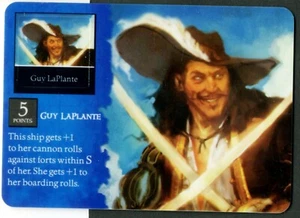 Pirates Of The Revolution, #062, FRENCH CREW CARD, GUY LAPLANTE - Picture 1 of 2