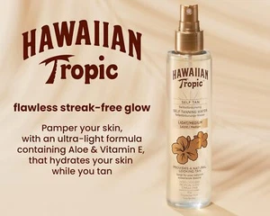 Hawaiianisches tropisches Bräunungswasser selbstleicht/medium 190ml - Bild 1 von 3