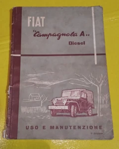 Libretto uso e manutenzione. Fiat Campagnola A Diesel - Foto 1 di 3