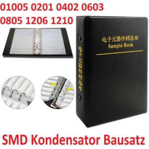 01005 0201 0402 0603 0805 1206 1210 Musterbuch SMD Kondensator Sortiment Bausatz - Picture 1 of 25