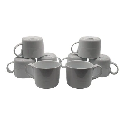 Juego de 8 tazas de café de caja y barril White Hue de Aaron Probyn granja mínima Foto 1 de 4