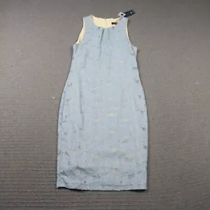 Cue Womens Pencil Dress 10(AU) Small Light Blue Sleeveless Cocktail Lace RRP$169 - Picture 1 of 10