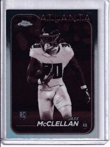2024 Topps Chrome Jase McClellan Rookie Refractor Atlanta Falcons #281 - Picture 1 of 2