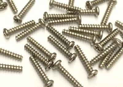 Screw Micro Tiny Popular M 1.7mm x 11mm Round Head for Hobby RC Toy Parts 50pcs - Image 1 of 3