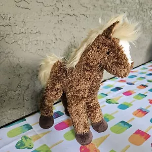 Vintage Douglas Kuscheltiere braun Hengstfohlen Pferd Pony Mähne Stofftier Plüschtier 10 Zoll - Bild 1 von 13