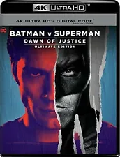 BATMAN V SUPERMAN: DOJ UE (Remastered)(4K) Zack Snyder  Blu-ray Action MOVIE NEW