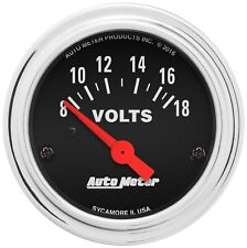 AutoMeter 2592 Traditional Chrome Electric Voltmeter Gauge