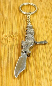 Vintage Donald Duck Mini Pocket Knife Metal Cute Micro Keychain Rare! - Picture 1 of 5