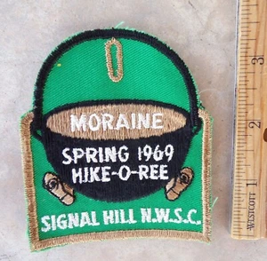 Vintage Boy Scouts America BSA Patch Signal Hill NWSC 1969 Spring Moraine Hills - Bild 1 von 2