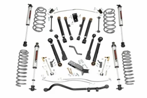 Rough Country 4 Inch Lift Kit X-Series V2 for Jeep Wrangler TJ 4wd (1997-2006) - Picture 1 of 2