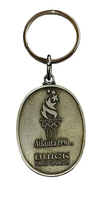 Buick Genuine Pewter Olympics Atlanta 1996 Commemorative Key Chain Original Box - Image 1 of 4