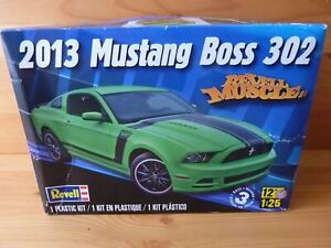 REVELL 2013 Mustang Boss 302 model kit 85-4187 NEW in open box parts sealed