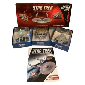Eaglemoss Mirror Universe 3 Ships Set NX-01, TOS 1701, Defiant Star Trek - Bild 1 von 5