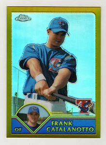 2003 Topps Chrome Gold Refractor #335 Frank Catalanotto Toronto Blue Jays ##/449 - Bild 1 von 1