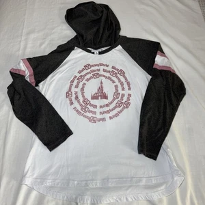 Camisa con Capucha Walt Disney World Rosa Gris Tragland XL Mickey Mouse Ligera - Imagen 1 de 8