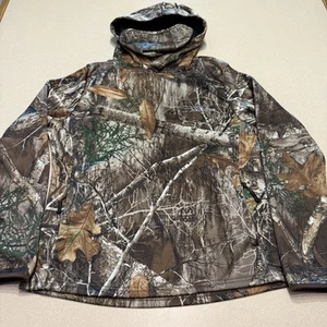 Realtree Camo Hoodie Women’s Sm 4/6 Built In Neck Gaiter Big Front Pocket - Picture 1 of 12