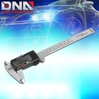 6 Inch Stainless Steel Micrometer Gauge Measuring Digital LCD Caliper w/ Case