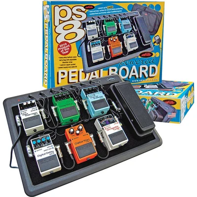 SKB PS-8 8-Port 9VDC Powered Pedal Board Black - Image 1 of 4