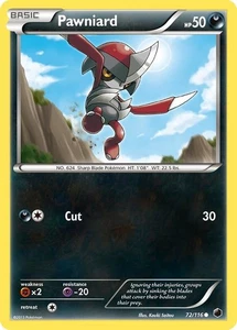 Pokémon TCG Pawniard Plasma Freeze 72/116 Common NM/M Sharp Blade Darkness - Picture 1 of 1