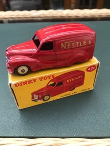 DINKY 471 AUSTIN VAN “NESTLES’S” ALL ORIGINAL WITH ORIGINAL BOX - Picture 1 of 12