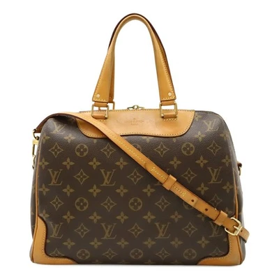 Louis Vuitton Monograma Retiro Marrón Bolso de Mano Bolso de Hombro Lona LV M50056 A Foto 1 de 4