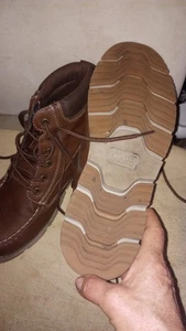 Levi Strauss Dean Chukka Hiking Ankle Boots/Shoes Mens Size 10 Dark Brown Worn1x - Picture 1 of 2