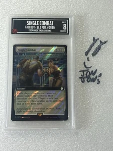 Universos TCCG 8 Single Combat (Ext Surge Foil): Fallout Foil Graded Commander - Imagen 1 de 1