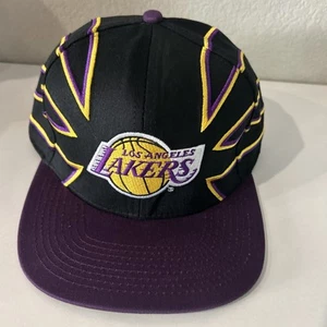 Vintage 90s Drew Pearson Claw Lakers NBA Snapback Hat Cap Rare No Tags - Bild 1 von 11