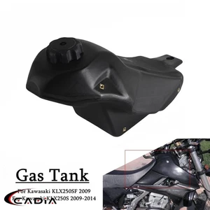 Tanque de gasolina negro para Kawasaki KLX250 KLX250S 2009-2014 KLX250SF 2009 todoterreno - Imagen 1 de 9