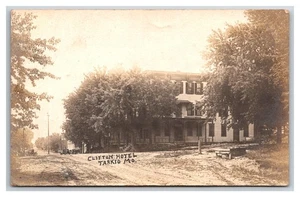 TARKIO MISSOURI RPPC MO ~ Vista de la calle del Hotel Clifton - Imagen 1 de 2
