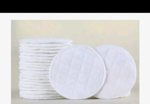 Cotton Reusable Make Up Remover Pad, Facial Cleanser Pads, Vegan UK x 10 - Picture 1 of 1