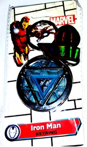 Marvel/Disney Ironman Arc Reactor Symbol das im Dunkeln leuchtet Schlüsselanhänger/Ring - Bild 1 von 3