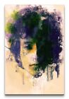Bob Dylan Porträt Abstrakt Kunst Musiklegende Nobelpreisträger 60x90cm Leinwandb