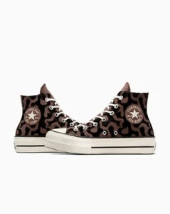 NEW Converse Chuck Taylor All Star Lift Platform Leopard Remix Animal Print - Picture 1 of 5