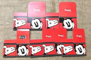 Vintage 1990s New 6 Disney Store Gift Boxes Mickey Red Film Reel - Picture 1 of 3