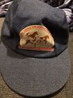 Vintage Denim Hat Running Strong American Indian Youth Billy Mills USA Cap