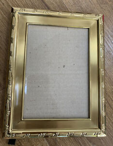 Gold Photo Frame Hand Polished & Lacquer Coated 6.5” X 4.5” Photo Size
