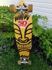 Vtg 1980's Vision Longboard Skateboard Vision Street Wear 42" L X 9" W Wheel 70m