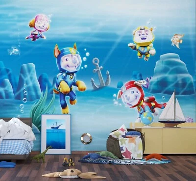 Papel Pintado Patrulla Canina Mural 366 x 254 cm Dormitorio Infantil No Tejido Grueso Licenciado Foto 1 de 4