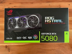 ASUS ROG Astral GeForce RTX 5080 OC - NVIDIA 16GB GDDR7 - Neu & OVP Grafikkarte - Bild 1 von 4