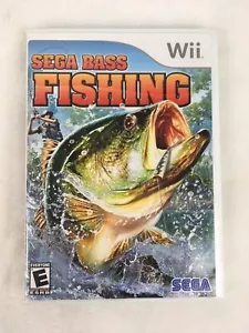 Sega Bass Fishing Nintendo Wii con custodia e manuale testato funziona bene - Foto 1 di 5